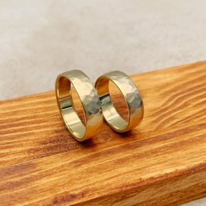 Eheringe, Trauringe, Hochzeitsringe, Partnerringe, 14 ct. Gold recycelt, alltagstauglich, robust,