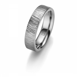 Tantalumring, Breite variabel, mit strukturierter Oberfläche