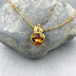 Citrin Herz "Burning Desire"