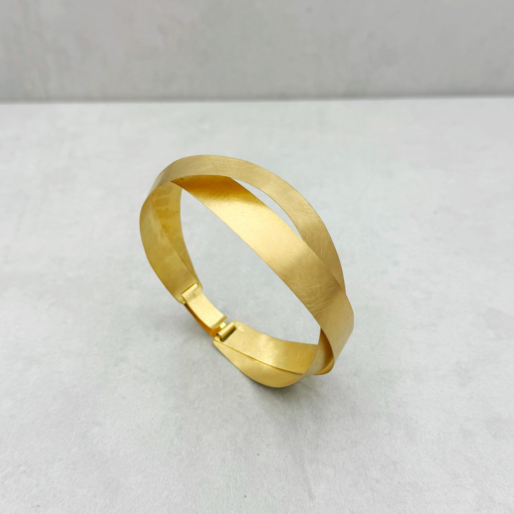 Geflochtener Gold Armreif – Bild 12