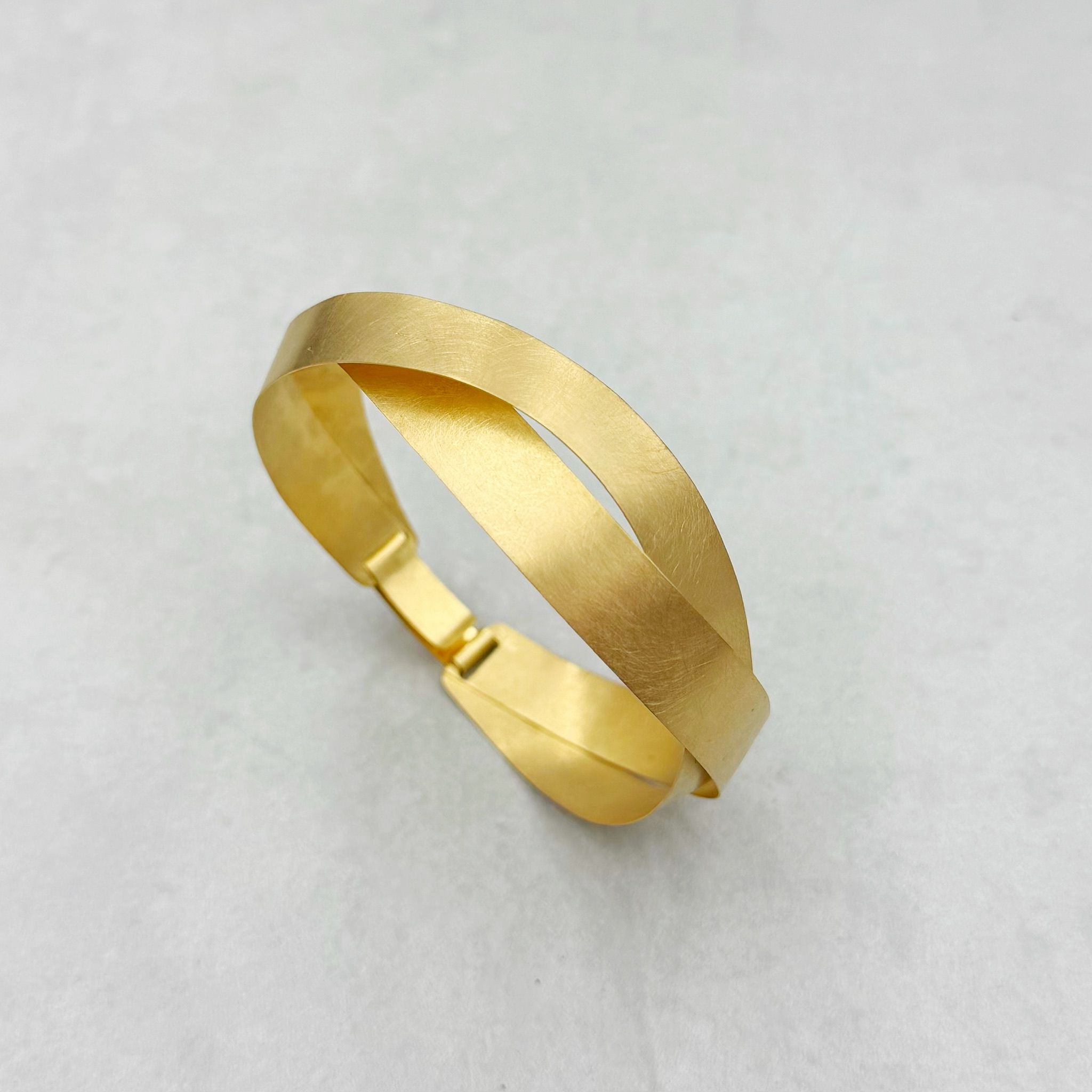 Geflochtener Gold Armreif – Bild 11