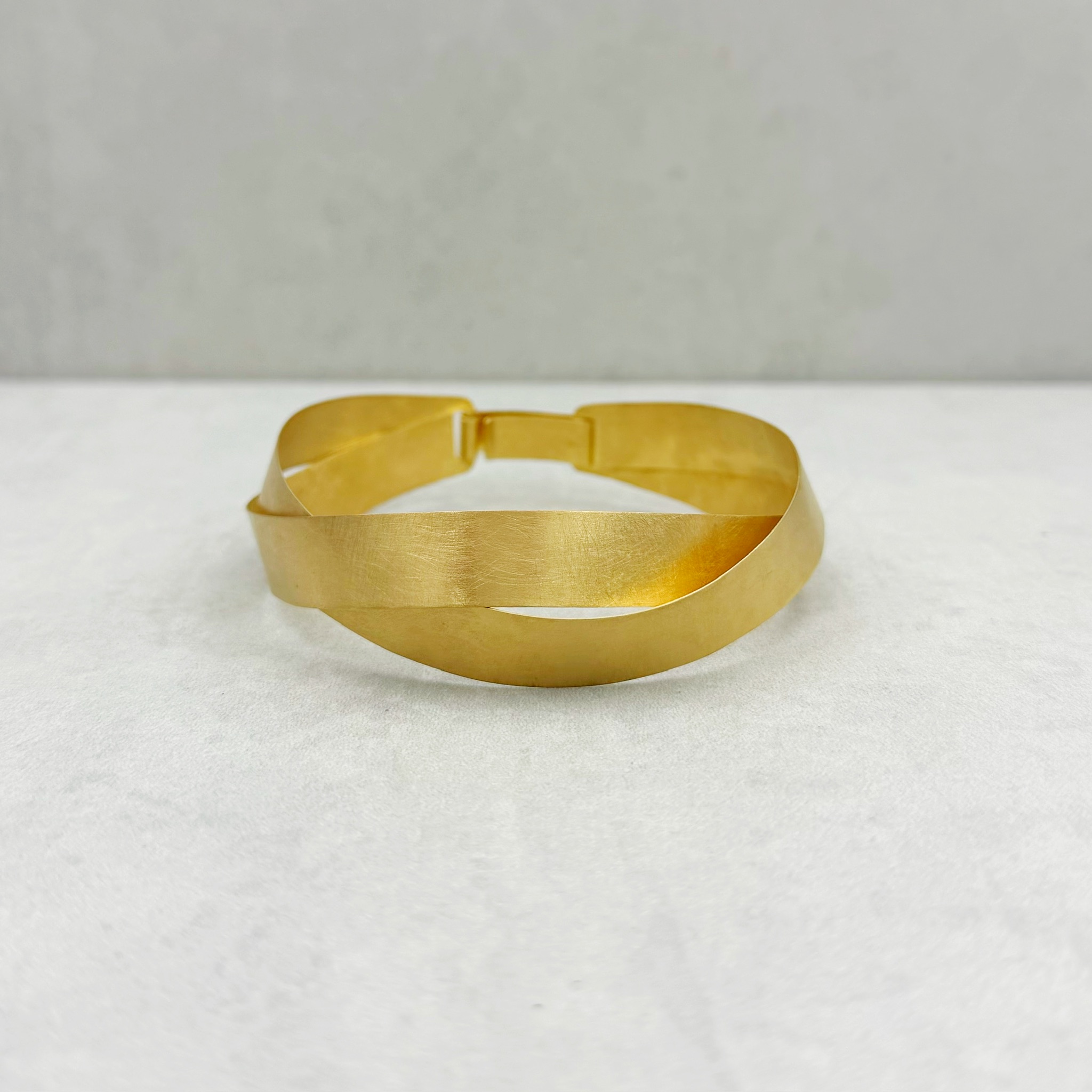 Geflochtener Gold Armreif – Bild 6