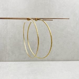 "Twig" Creole Big Boss Silber vergoldet