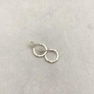 "Twig" Creole Mini Silber