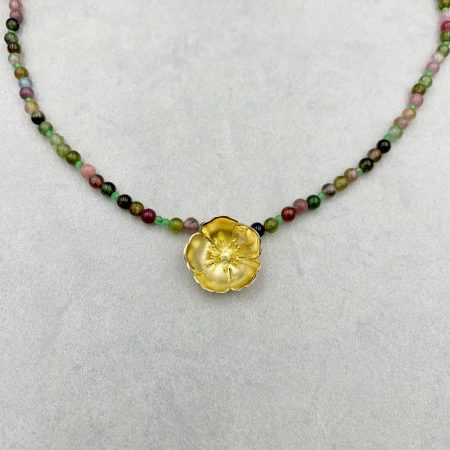 Butterblume Turmalin Collier