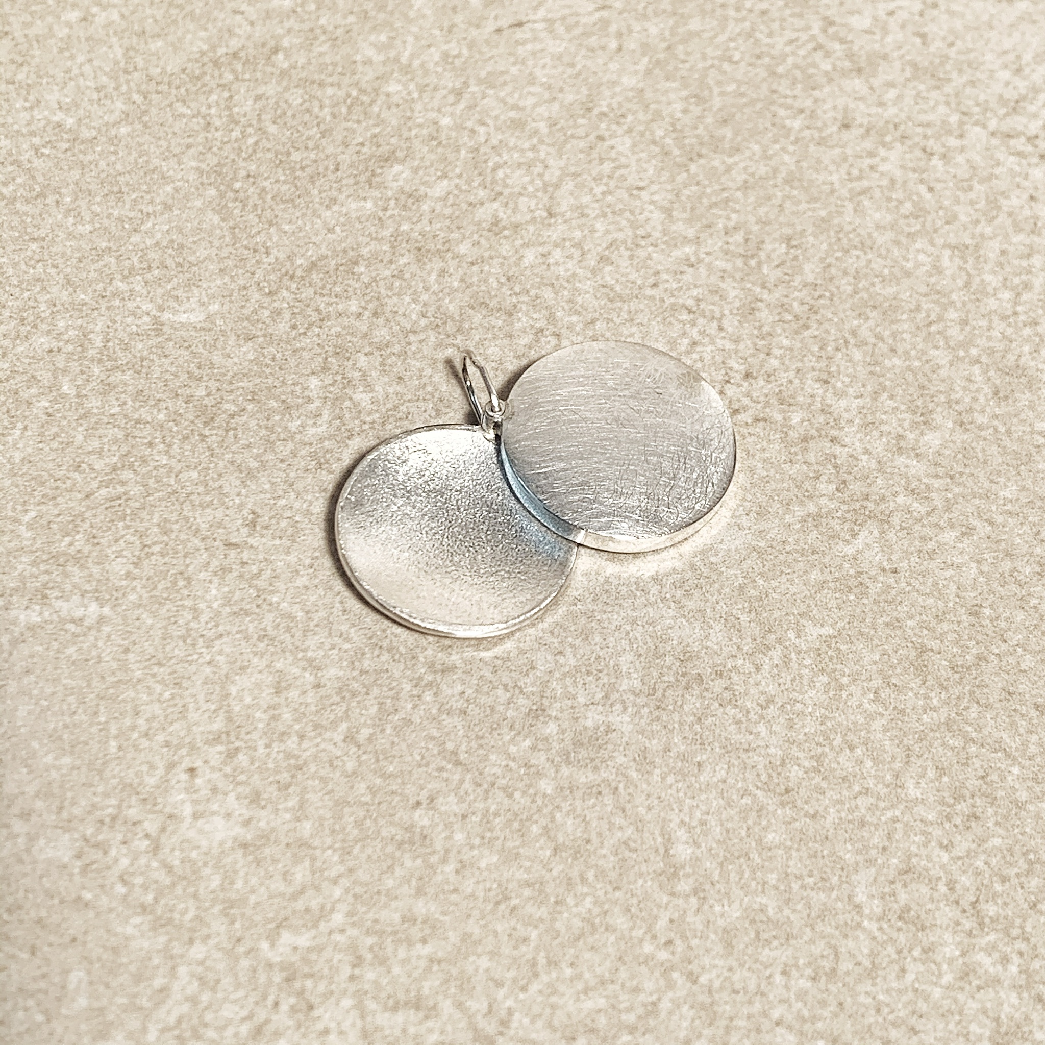 Weißgold Medaillon - "Eismatt" – Bild 3