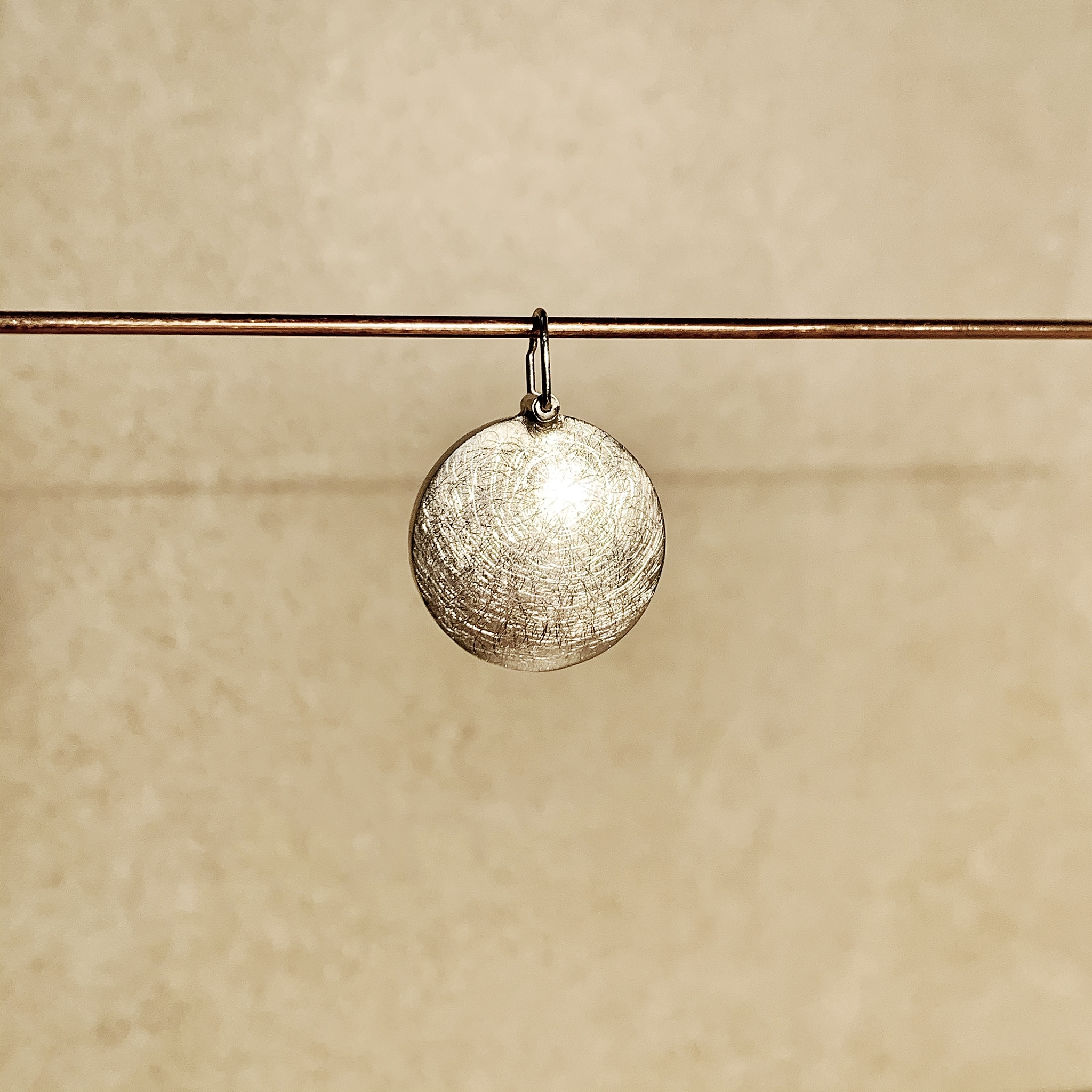 Weißgold Medaillon - "Eismatt" – Bild 10