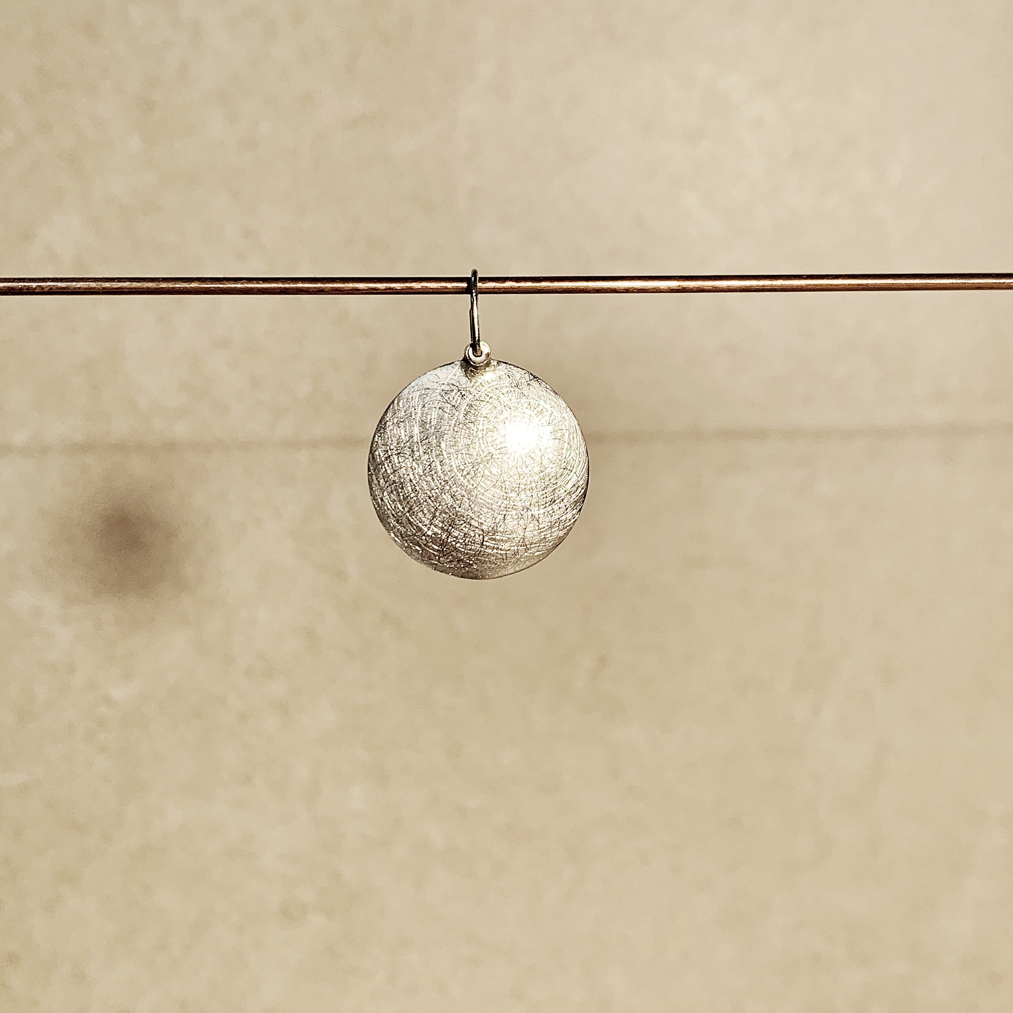 Weißgold Medaillon - "Eismatt" – Bild 2