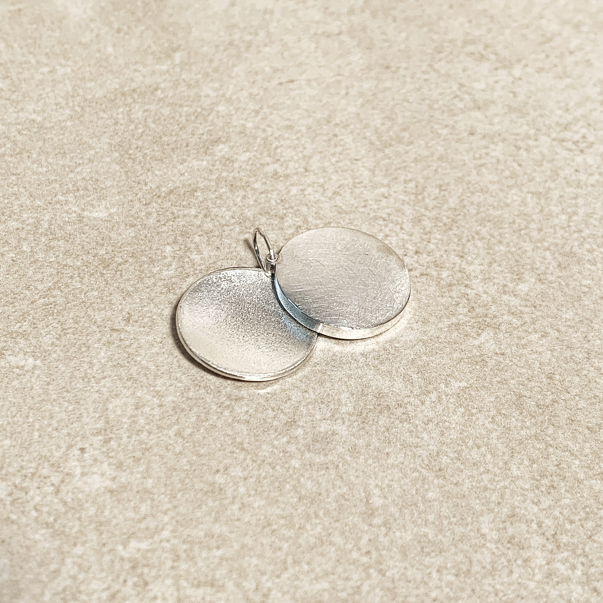 Weißgold Medaillon - "Eismatt" – Bild 4