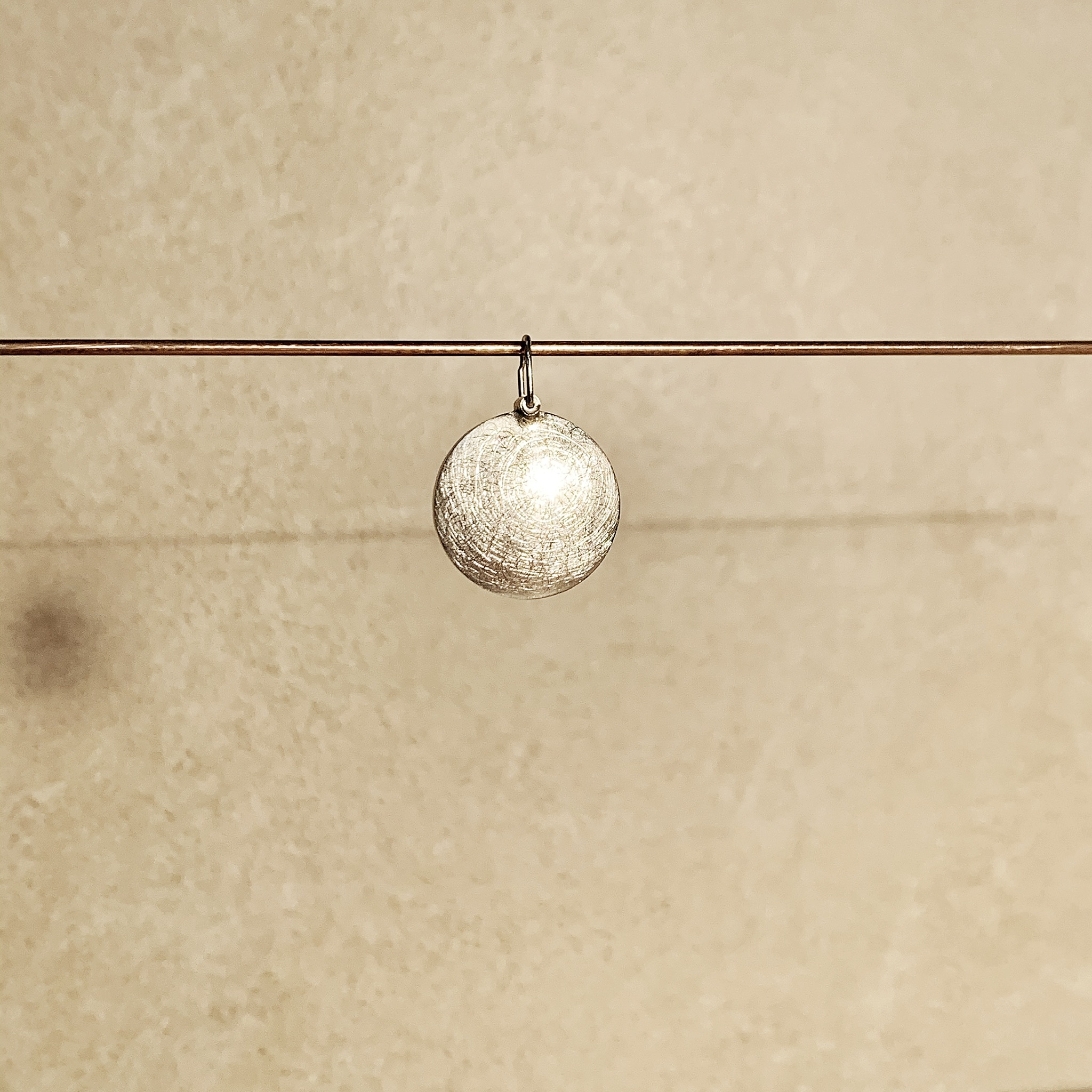 Weißgold Medaillon - "Eismatt" – Bild 9